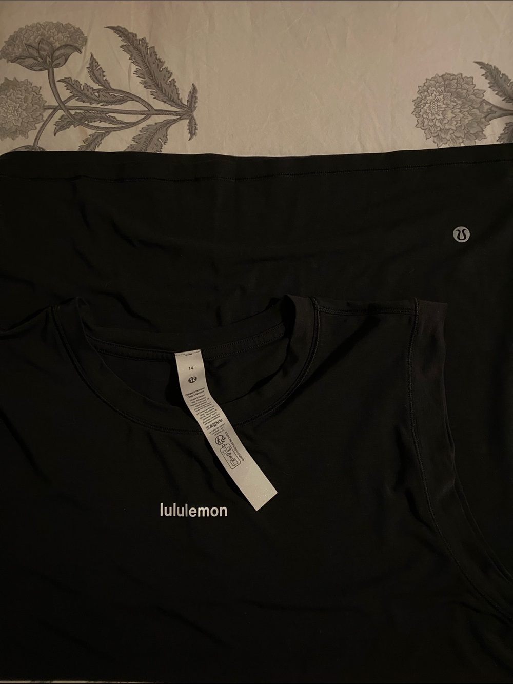 lululemon athletica Black Muscle Tee